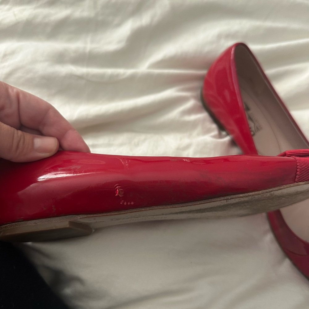 Salvatore Ferragamo Red Women's Flats - Picture 4 of 4